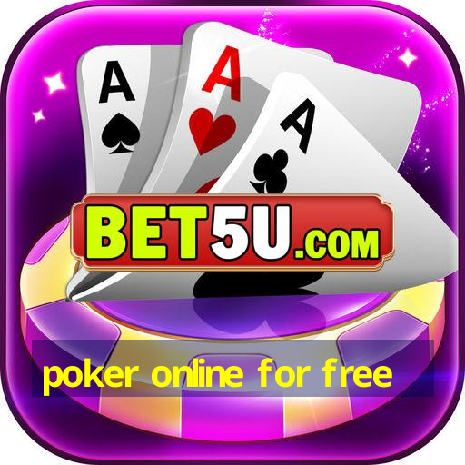 poker online for free